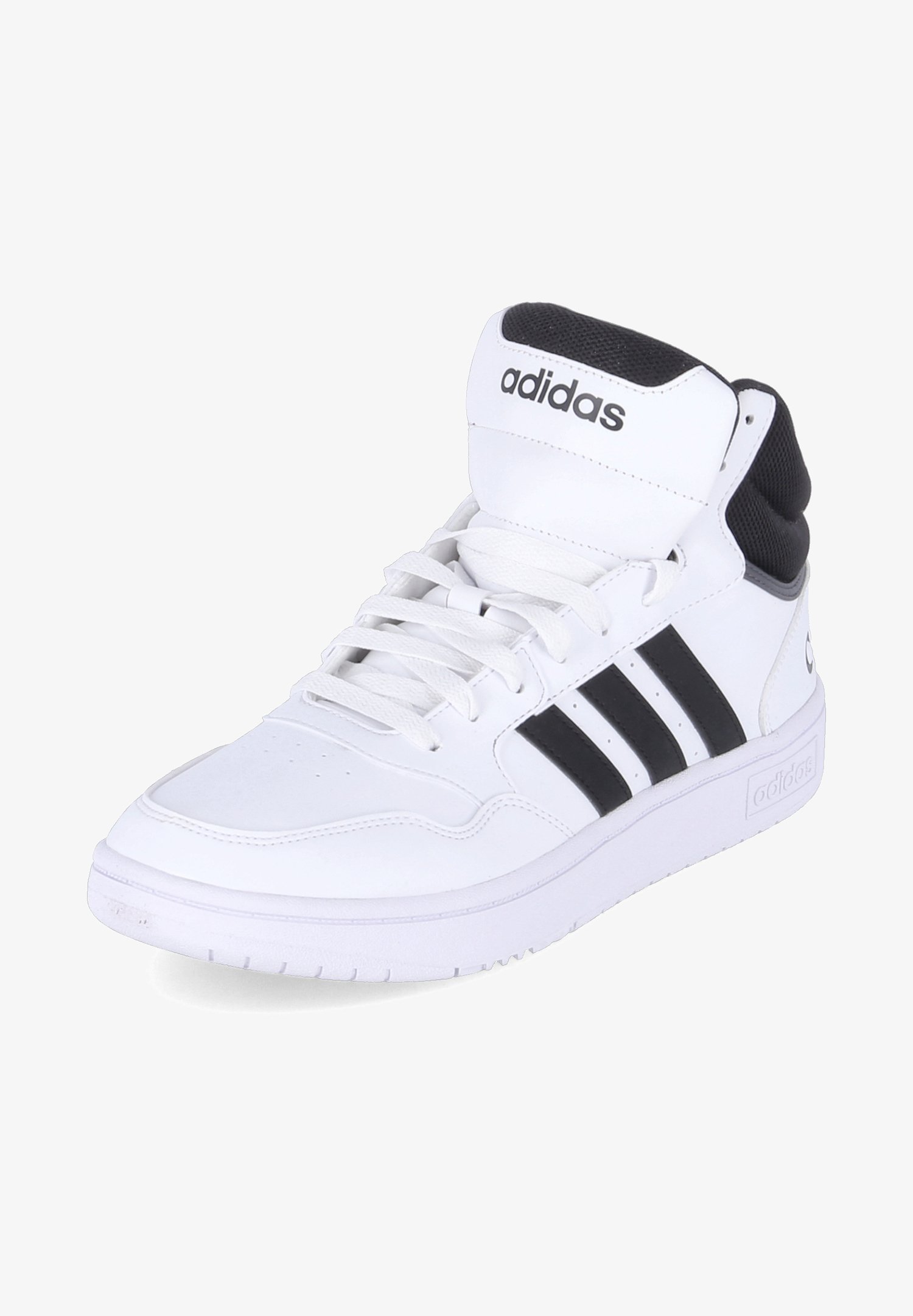 adidas Sportswear HOOPS 3.0 MID CLASSIC VINTAGE - Hoge sneakers - wit
