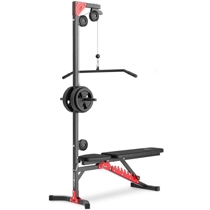 Marbo Sport Seitliche Zugstation für Hantelbänke (aus der Marbo Home Serie – Symbol MH) MH-W104 2.0
