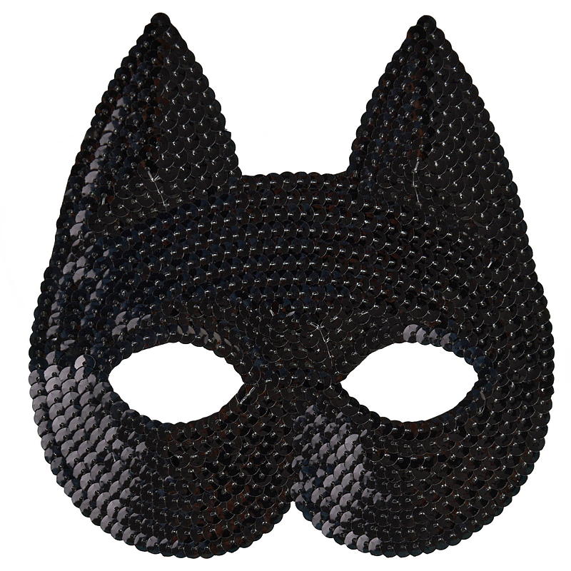 Time 2 Change Halvmaske med paljetter Halloween