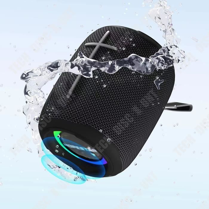 Bluetooth Speaker - TD® - Mini - 2400mAh - Waterproof - LED Light