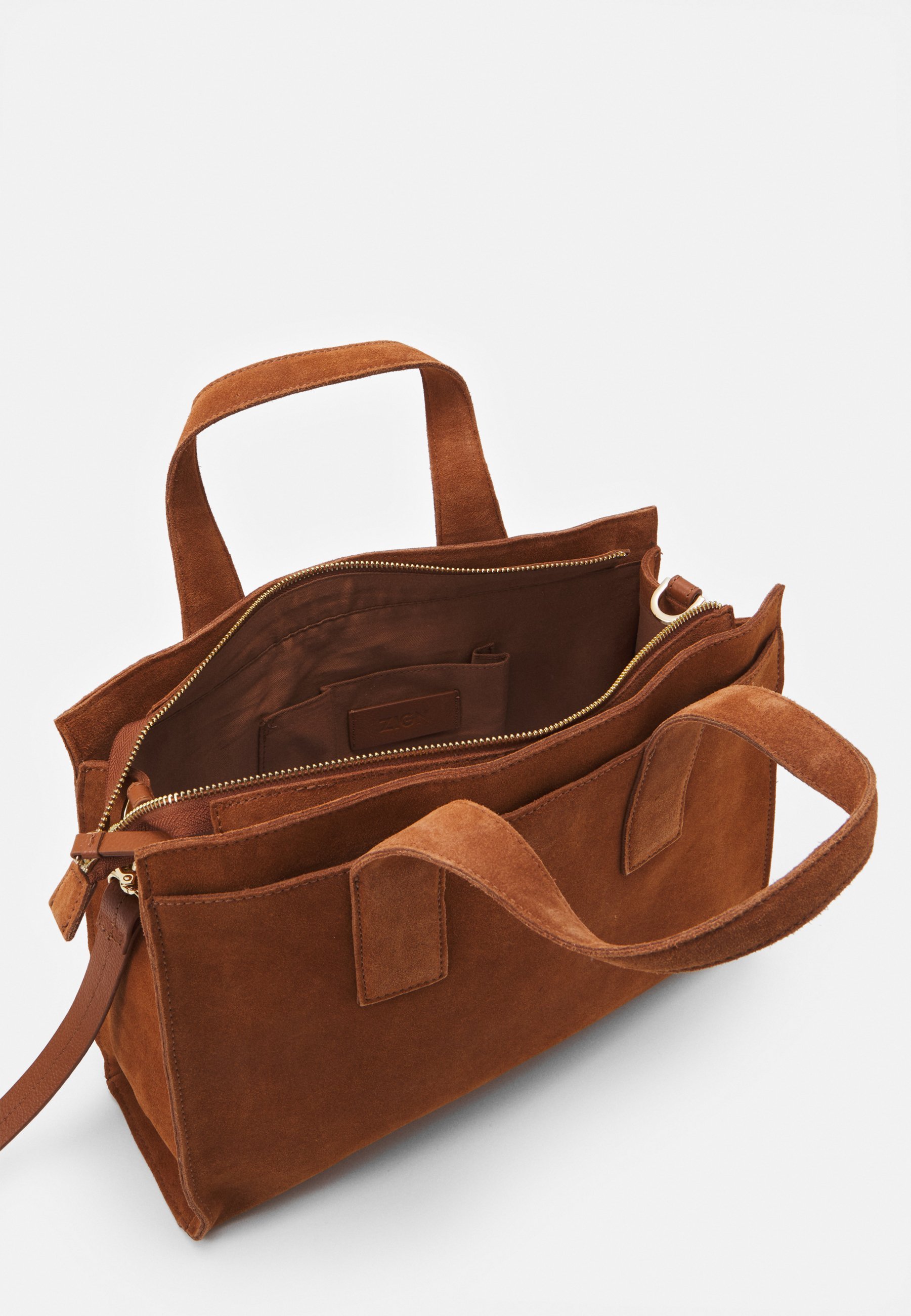 Zign LEATHER - Torebka - koniak