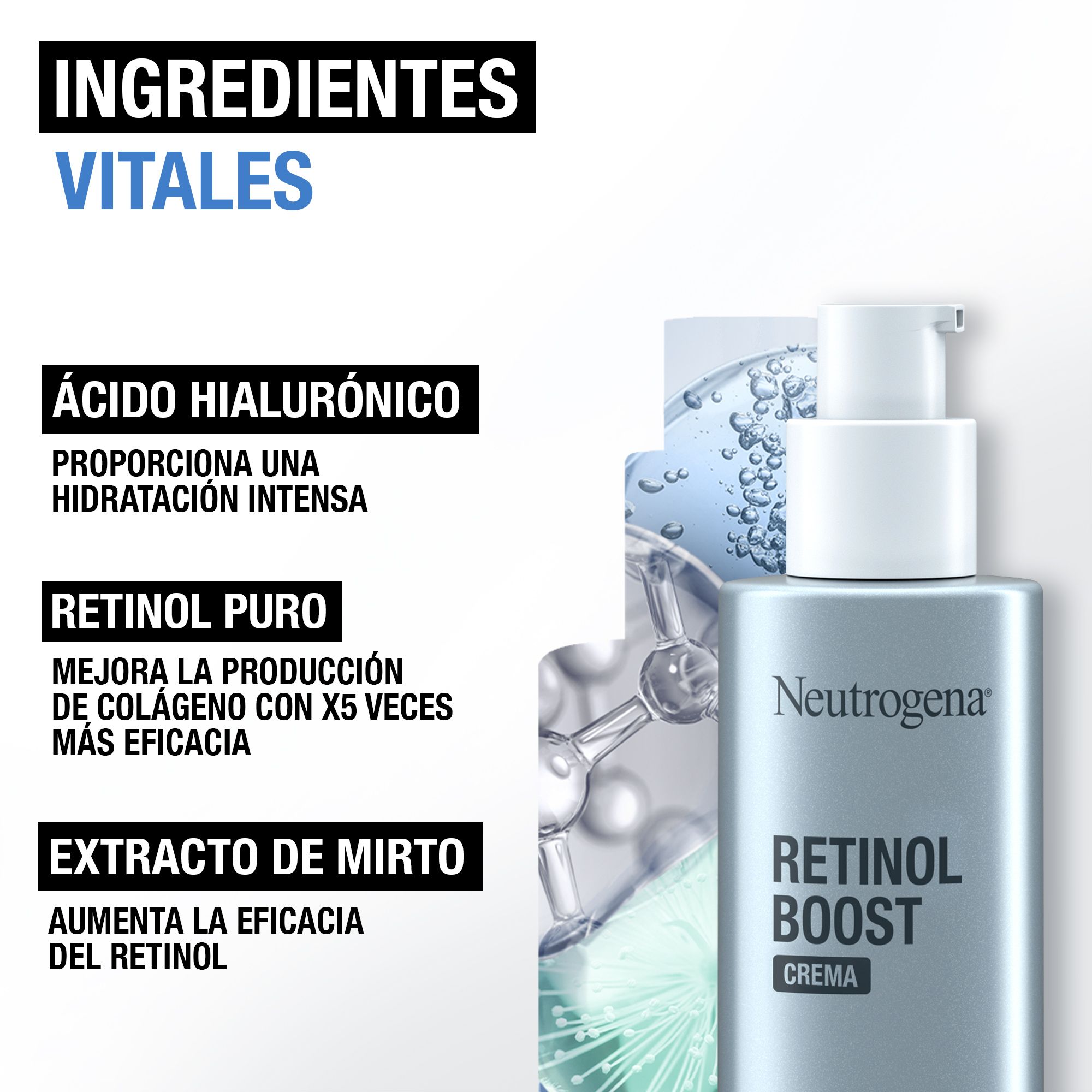 Retinol Boost pretgrumbu sejas mitrinātājs Sejas mitrinātāji no aptiekas