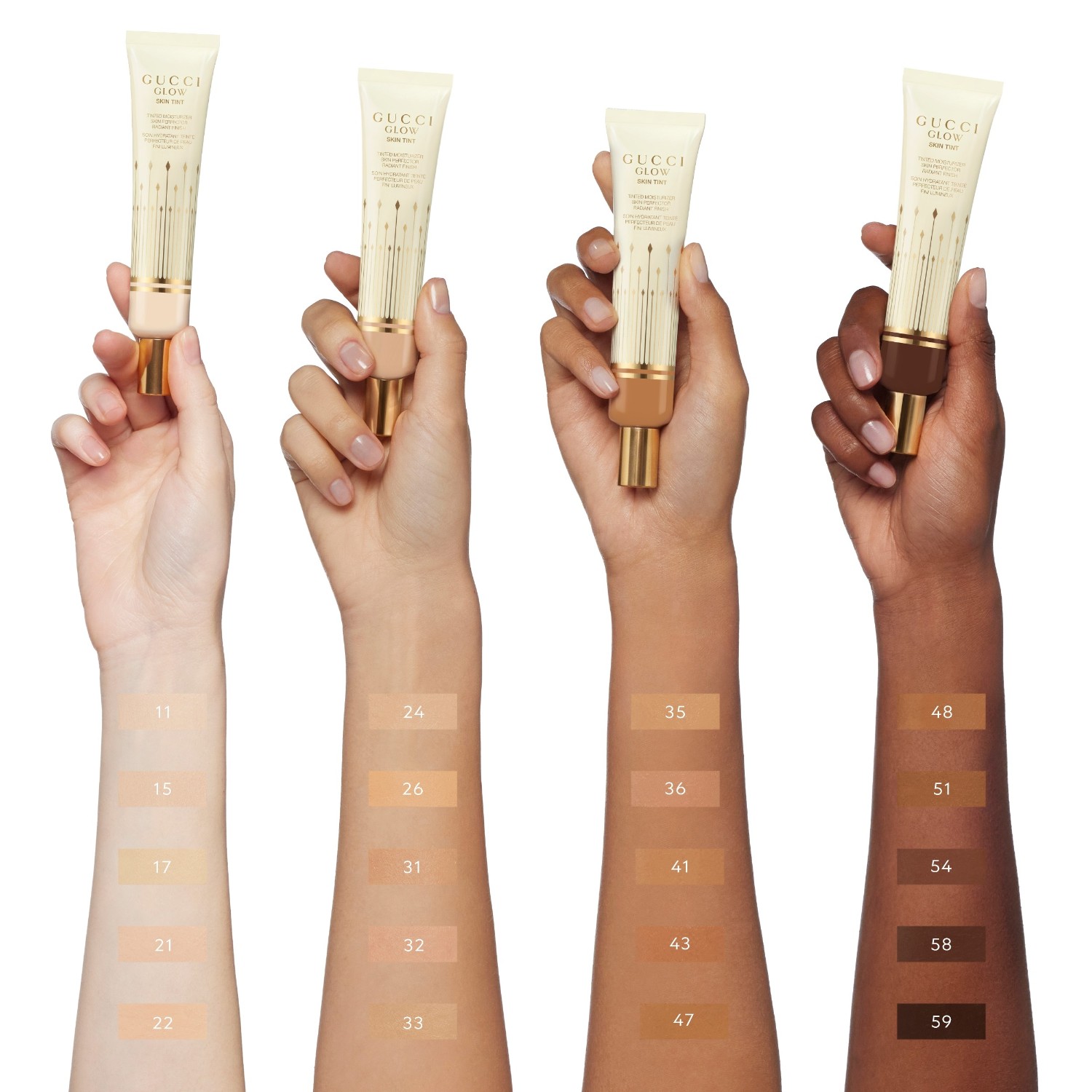 Base de maquillaje Gucci, iluminador facial Gucci Beauty Glow Skin Tint - 30 ml