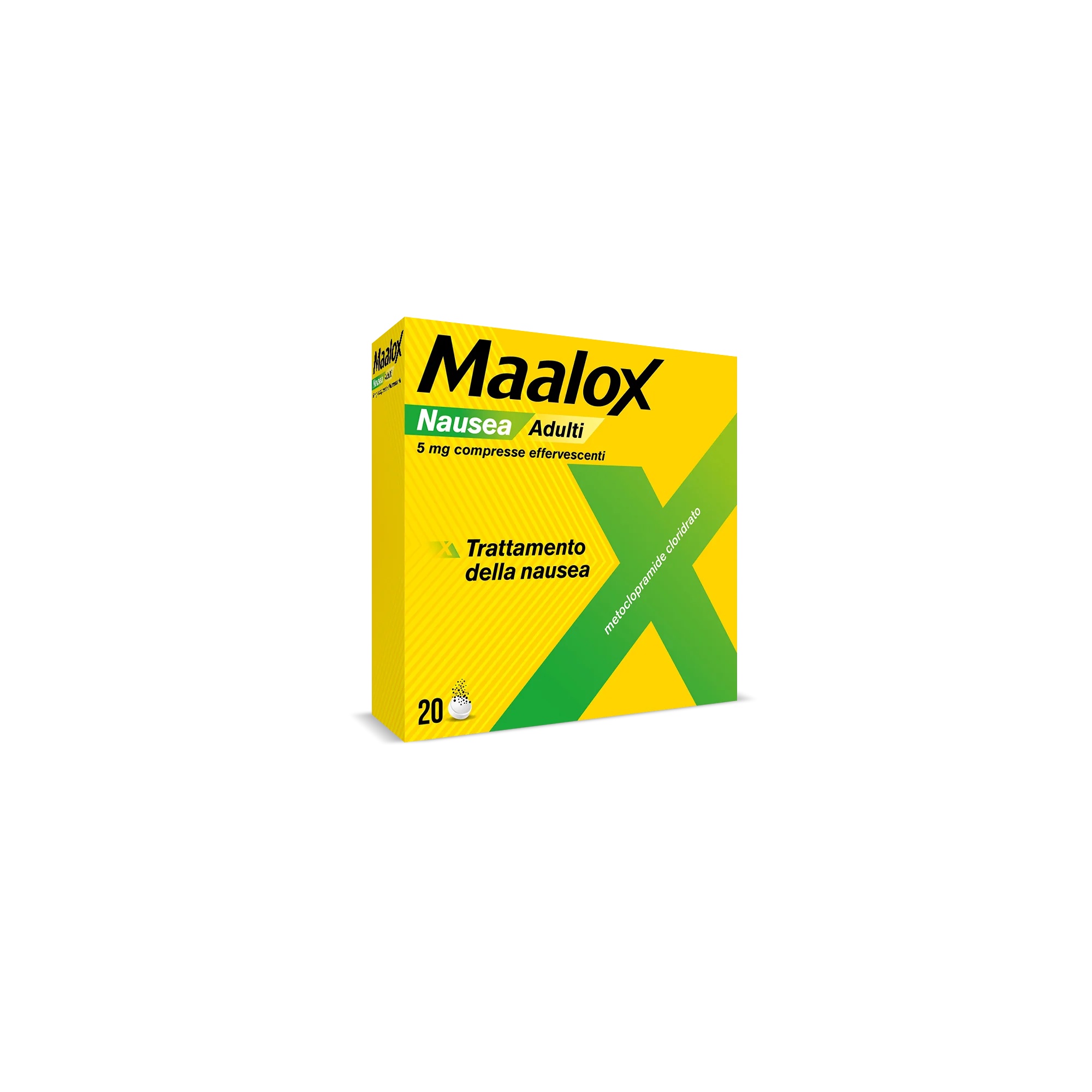 MAALOX Maalox Nausées 5 mg 20 comprimés effervescents