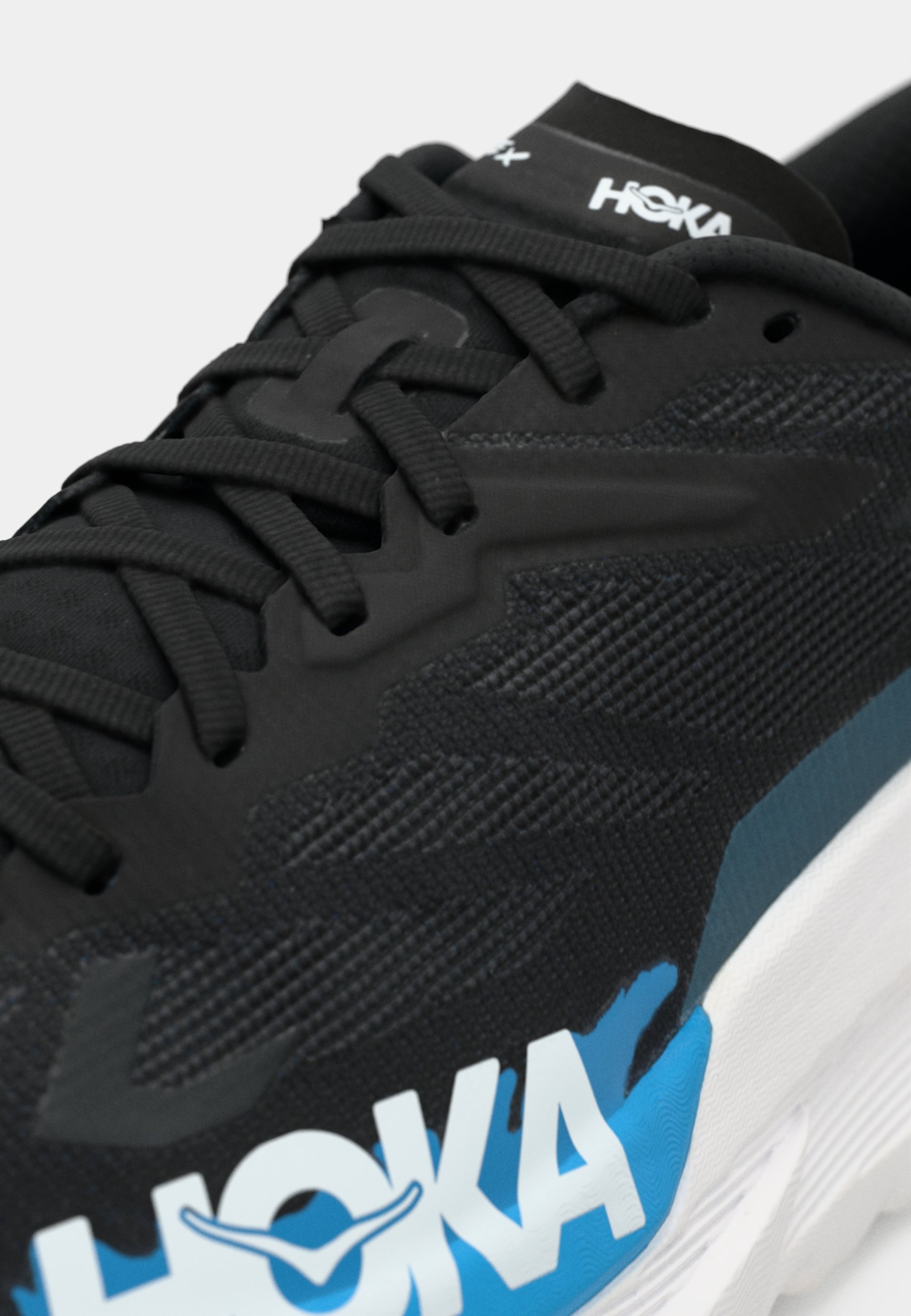 HOKA MAFATE X - Trailrunningschuhe - Schwarz/Himmelblau