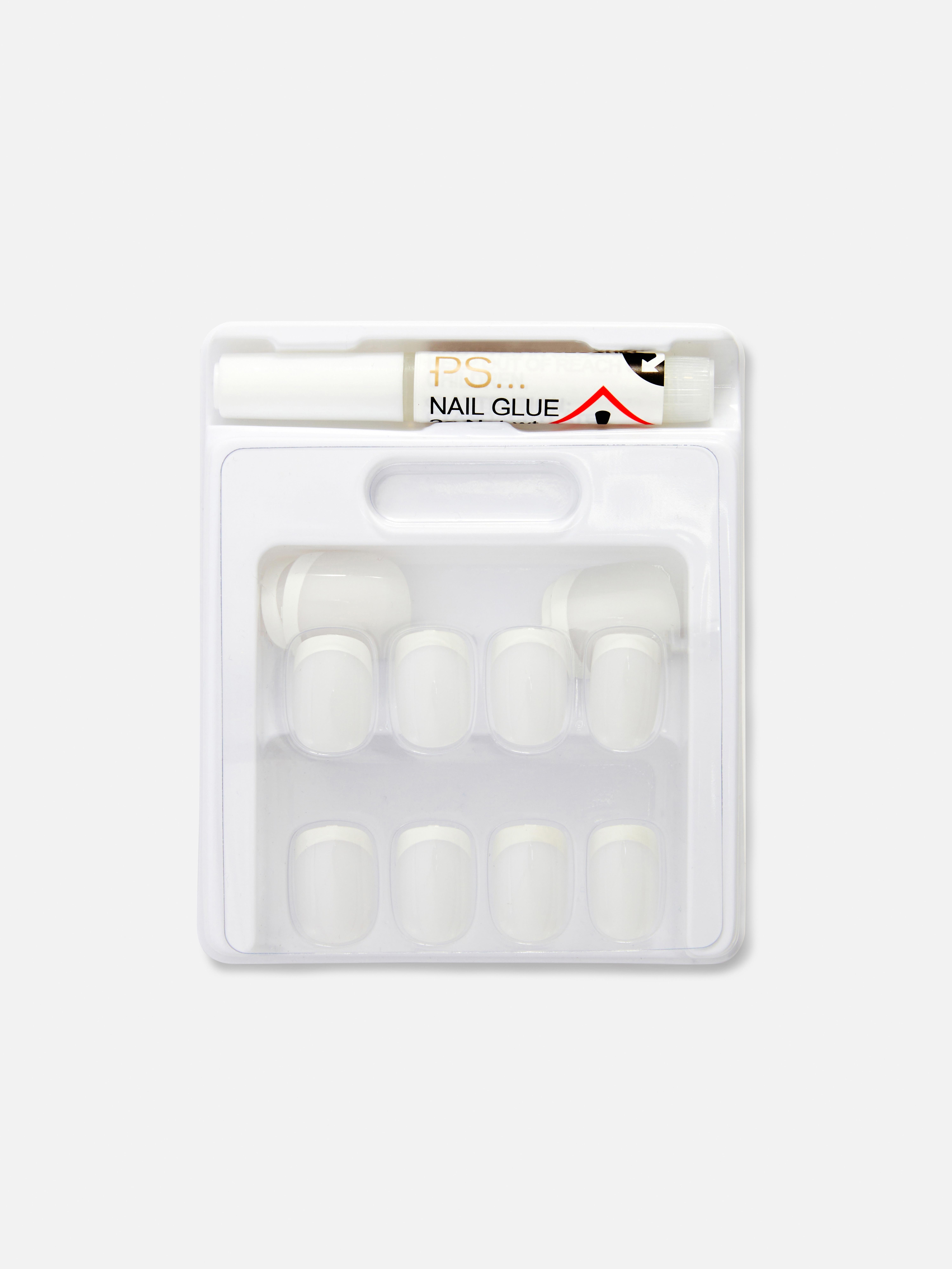 Unghii artificiale pătrate, lucioase PS... Un set de 24 de unghii artificiale care rămân frumoase până la șapte zile