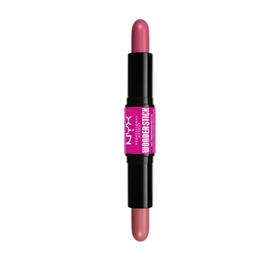 NYX Professional Makeup Wonder Stick dwustronny róż do policzków 01 Light Peach   Baby Pink 2 x 4 g