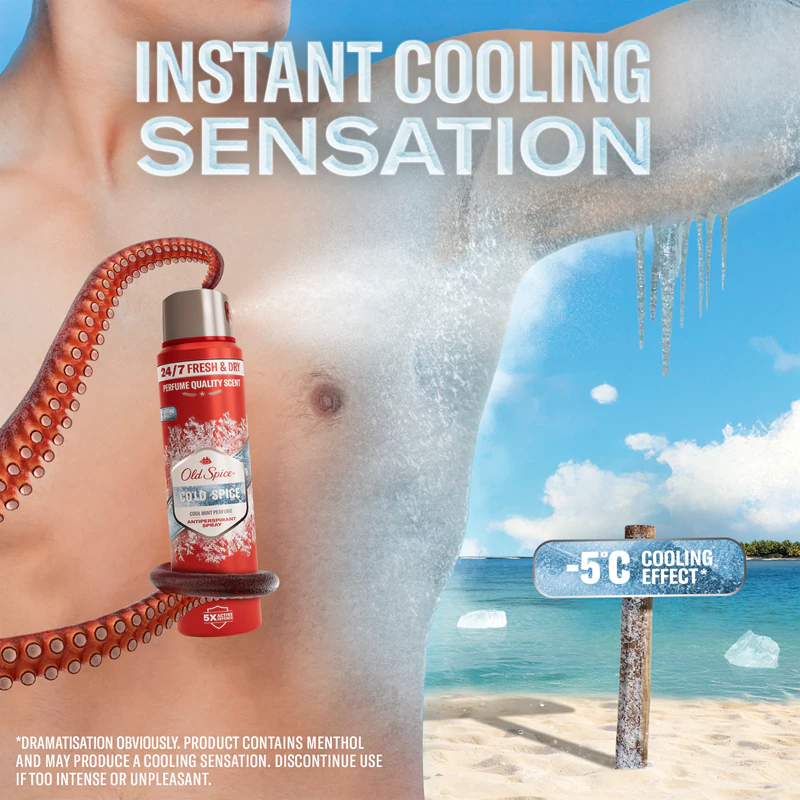 Antiperspirant v spreji Old Spice Cold Spice