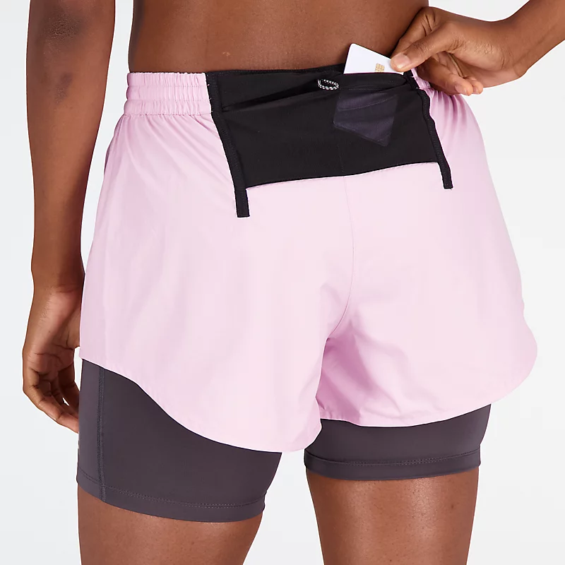 Impact Run AT 2-in-1 3-Inch Shorts für Damen – LILAC CLOUD