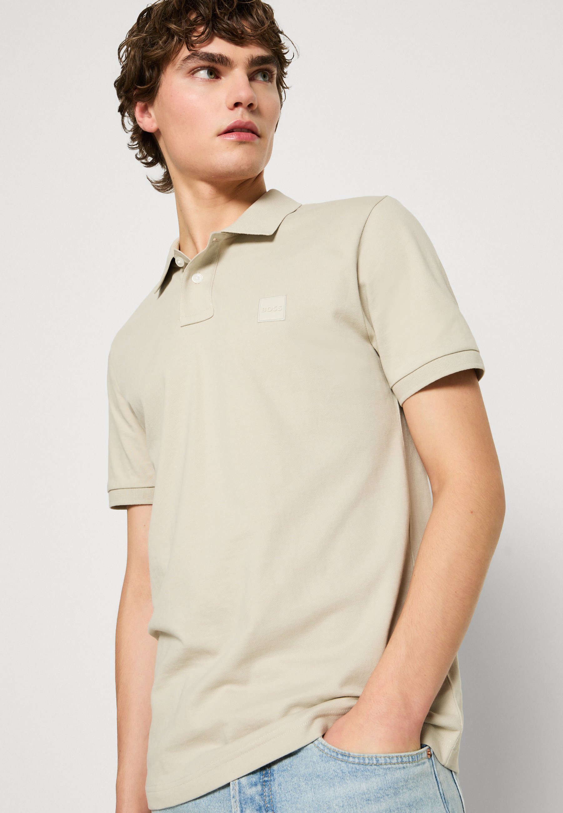 BOSS PASSENGER - Poloshirt - lichtbeige