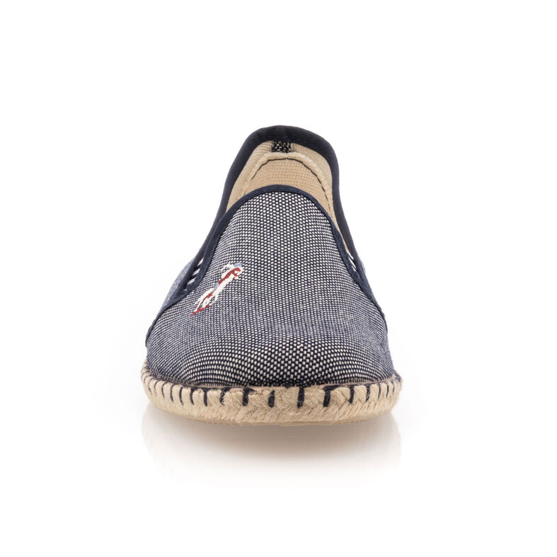 Miesten espadrillit köysipohjalla - sininen