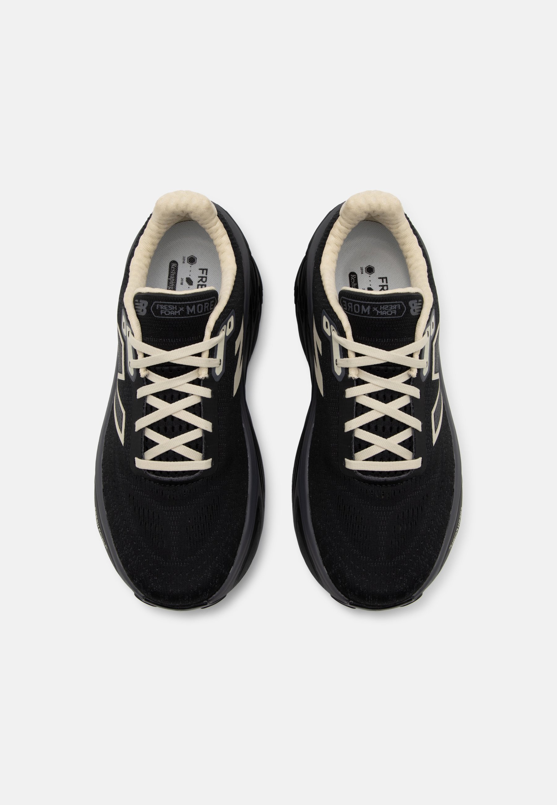 New Balance MMORE FRESH FOAM UNISEX - Športni copati - bel/bež/črn