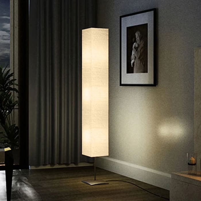 Lámpara de pie vidaXL con soporte, lámpara de pie para salón, iluminación para dormitorio 60262