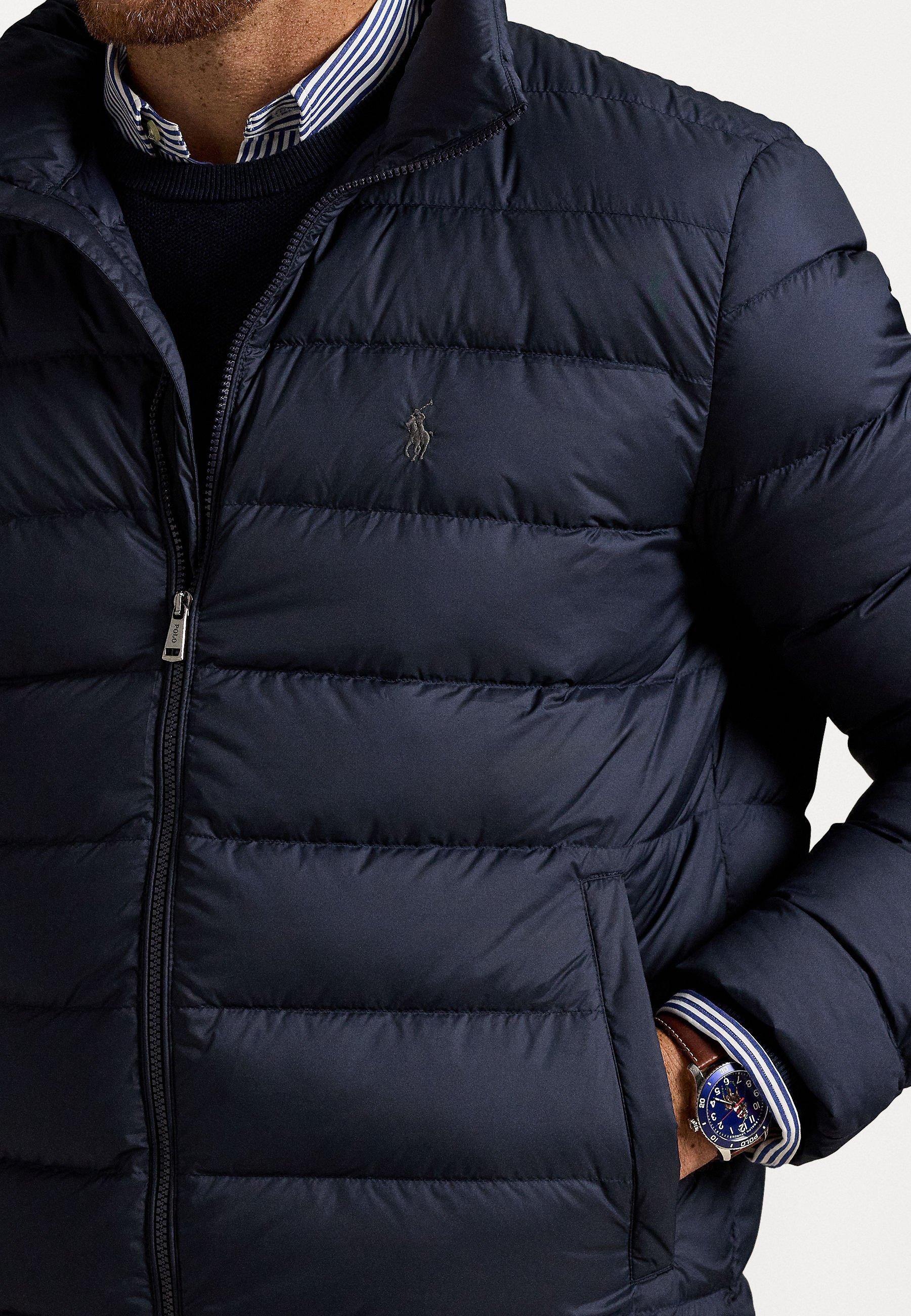 Polo Ralph Lauren Big & Tall THE COLDEN PACKABLE MATTE JACKET - Donsjack - collectie marineblauw