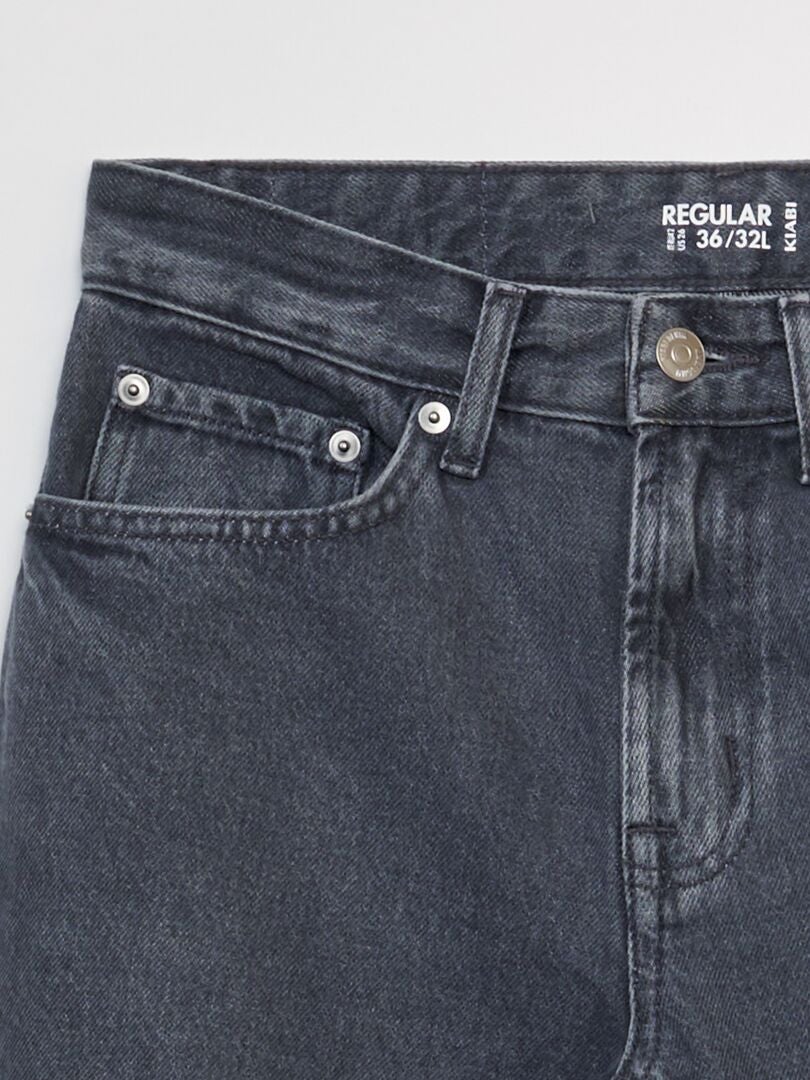 Rechte jeans - L32 - GRIJS