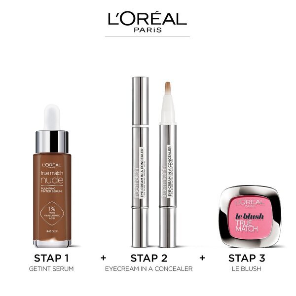 L'Oréal Paris True Match Nude 2-3 Light Volumegevend tonirani serumski puder<br>30ml