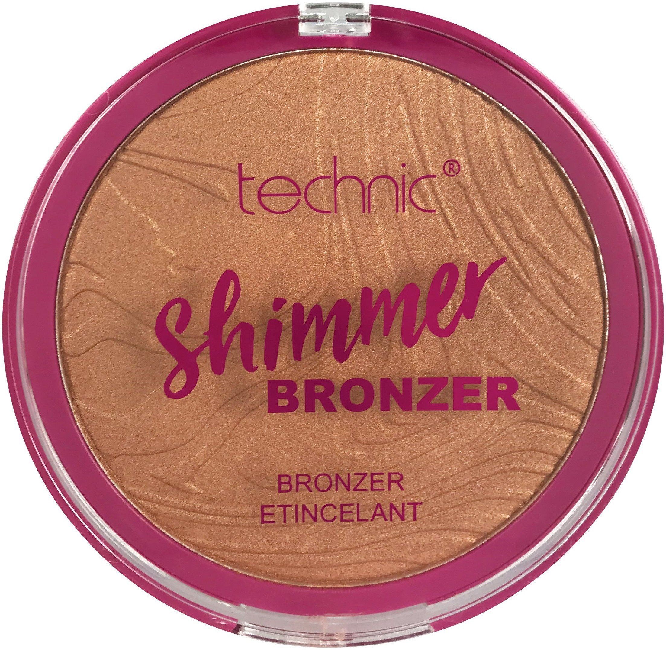 Bronzer za lice sa šljokicama