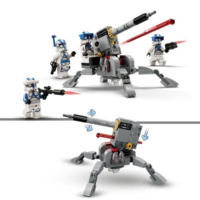 LEGO® Star Wars 75345 501st Legion Clone Troopers Battle Pack, Toy with Cannon