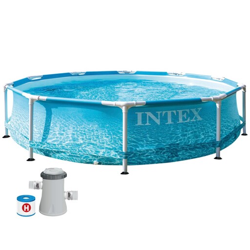 Nadzemní bazén Intex Beachside s kovovým rámem a filtračním čerpadlem 1250 l/h