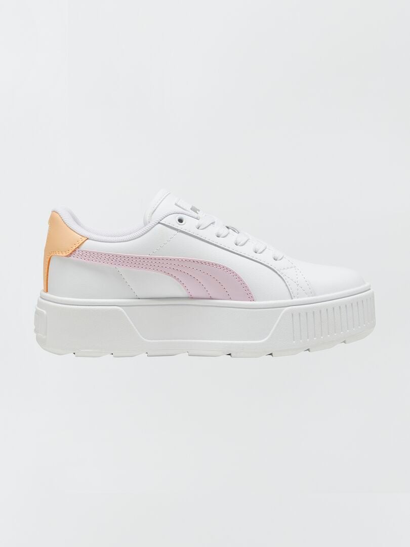 Zapatillas con plataforma 'Karmen' de Puma - blancas