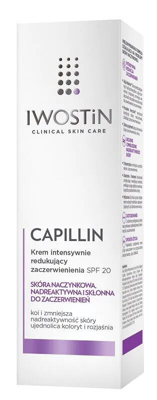 Iwostin Capillin Krem intensywnie redukujący zaczerwienienia SPF 20