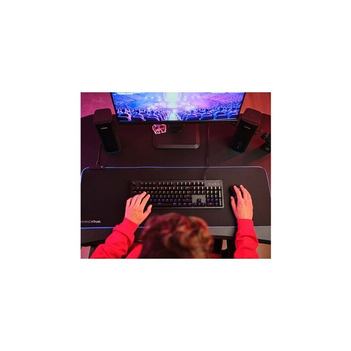 PC 2.0-luidspreker - Trust Gaming - GXT 612 Cetic - Bluetooth - 18W - RGB Gamer - Zwart