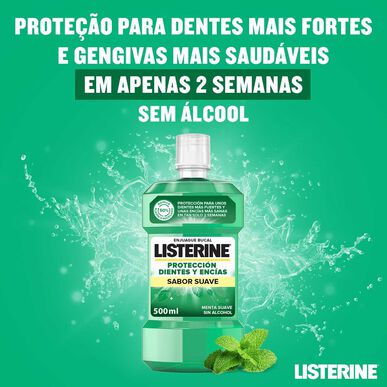 Listerine burnos skalavimo skystis dantims ir dantenoms, švelnaus skonio, 1000 ml
