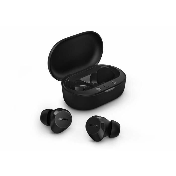 Auriculares inalámbricos - PHILIPS - TAT1209BK - Negros - Micrófono integrado - Batería de larga duración