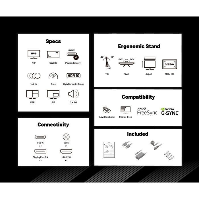PC Gaming Screen - JAPANNEXT - 40