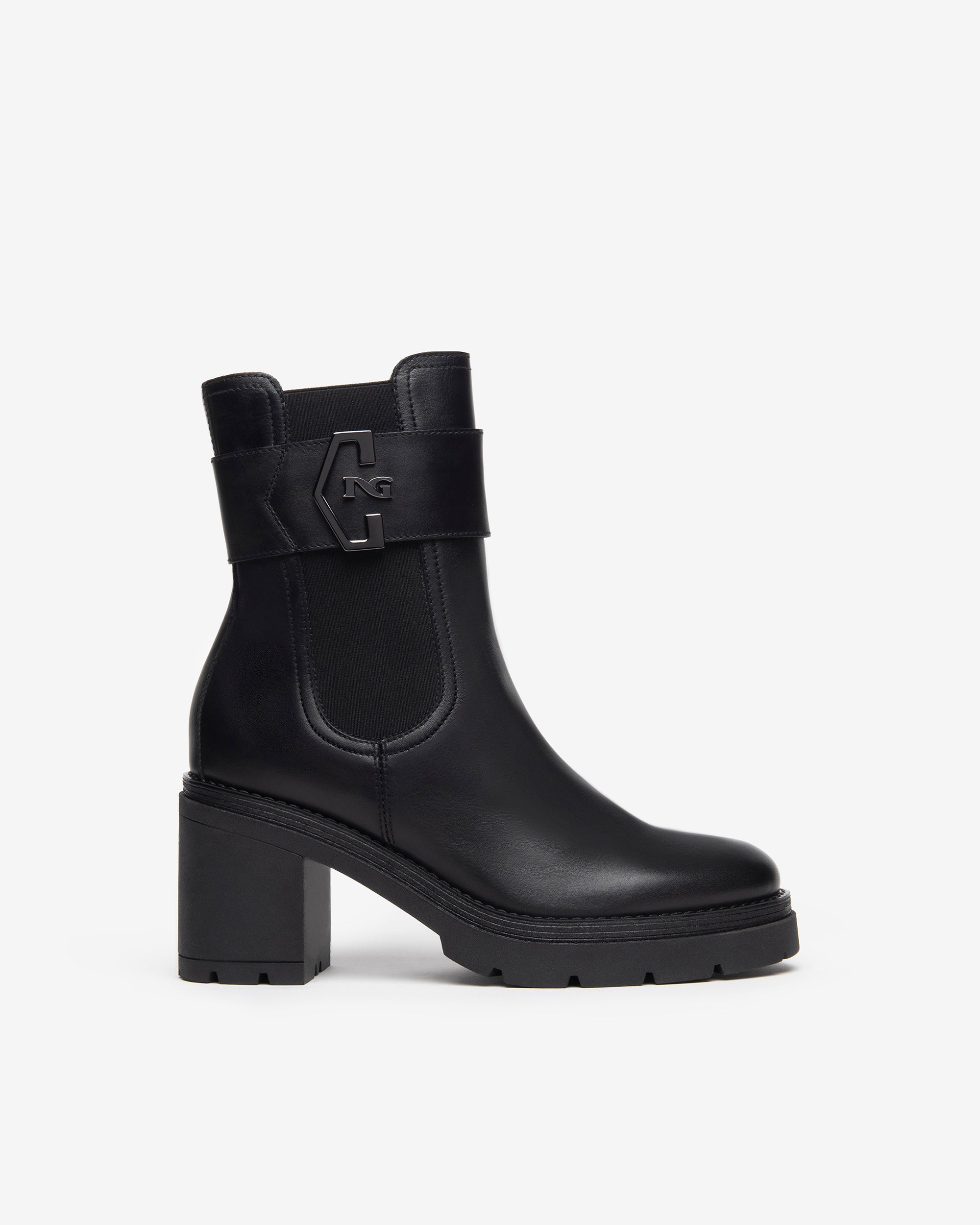  Chelsea-Boots aus Leder für Damen