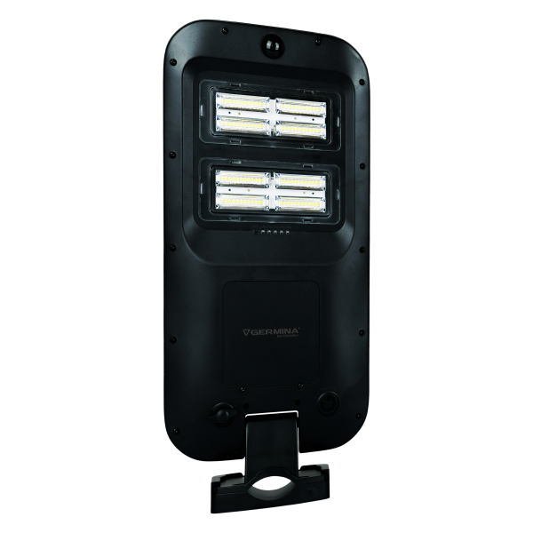 Lampa uliczna Germina 100W solar latarnia ogrodowa   pilot 1kpl.