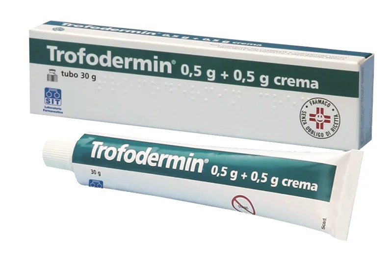 SIT Trofodermin Dermatologische crème 0,5 g + 0,5 g 30 g Healing