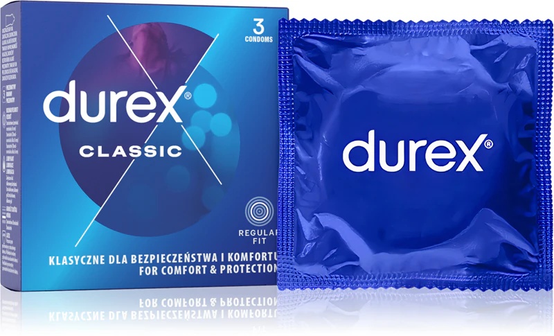 Durex Classic medicīnas ierīču prezervatīvi