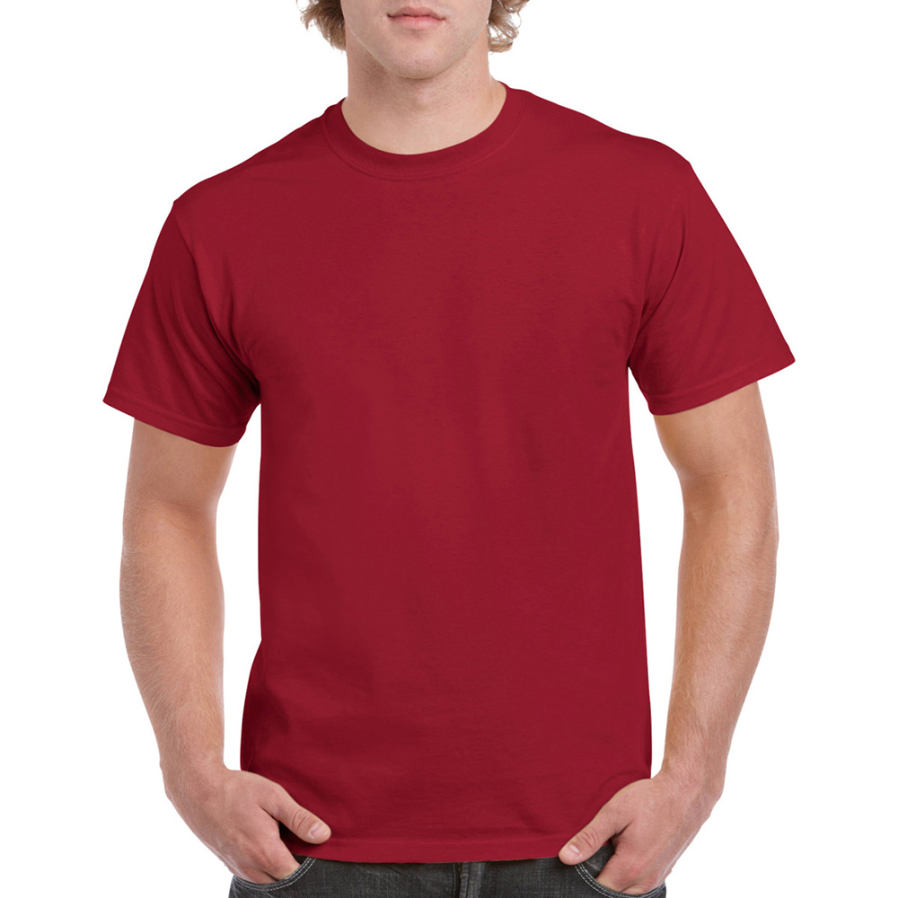  Camiseta Básica De Manga Corta Gildan Coton Épais 100% Algodón Gordo