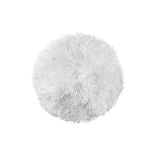 Cabaia Pompon argento/bianco Lurex bianco