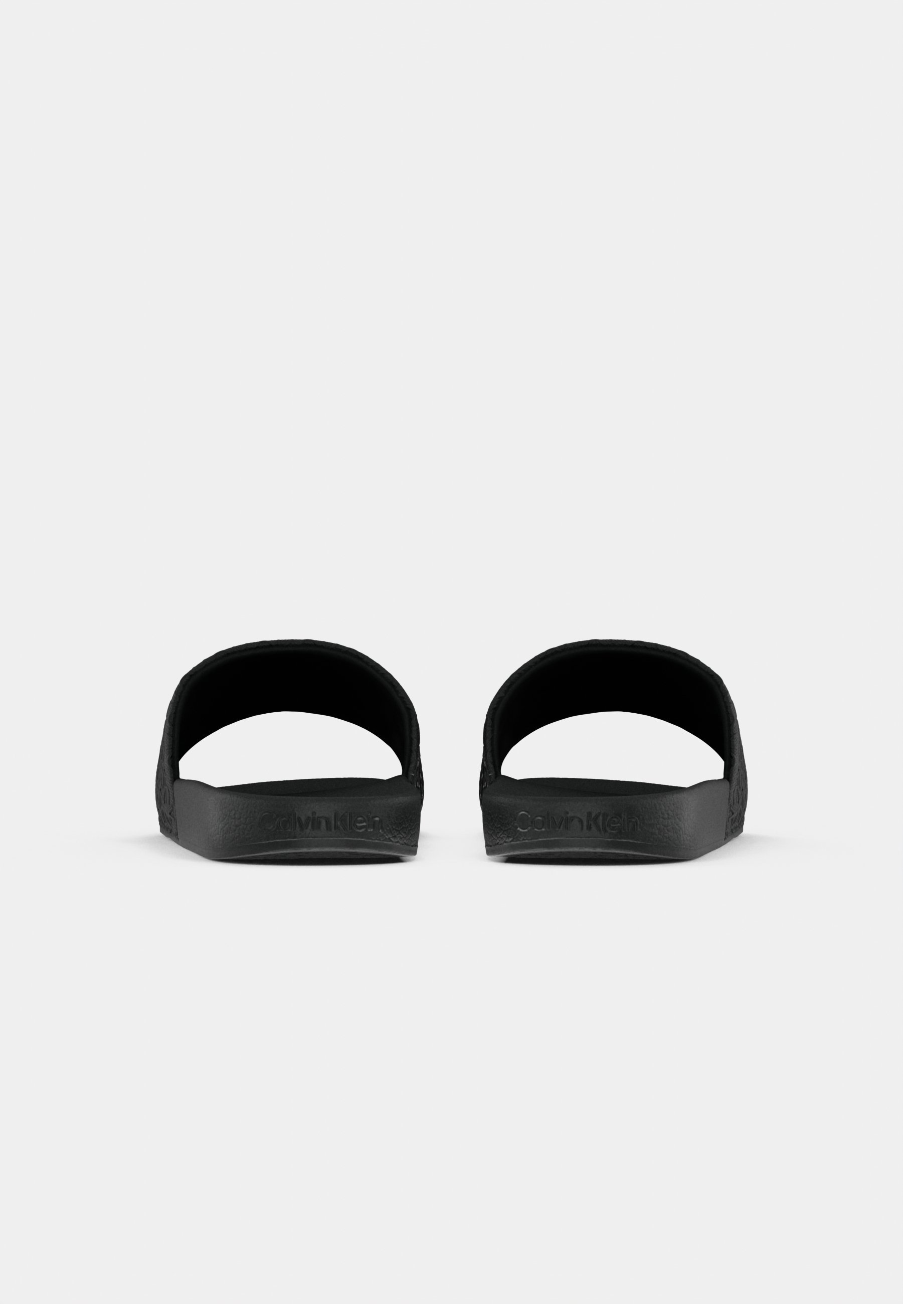Calvin Klein POOL SLIDE MONO - Muiltjes - drievoudig zwart