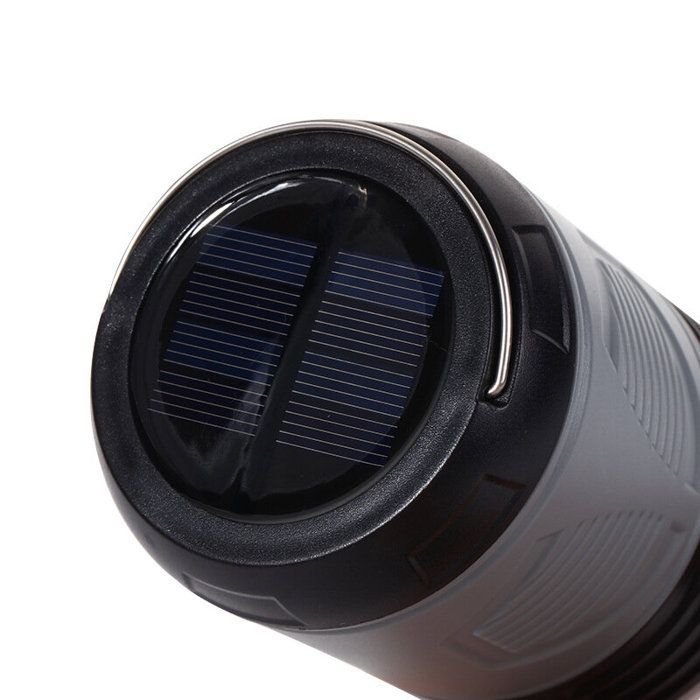 Lámpara solar portátil para camping - Repelente de mosquitos LED recargable por USB