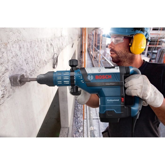 Martillo demoledor Bosch Professional GSH 7 VC - SDS-max - 1500 W 13 J - Cincelado horizontal extendido
