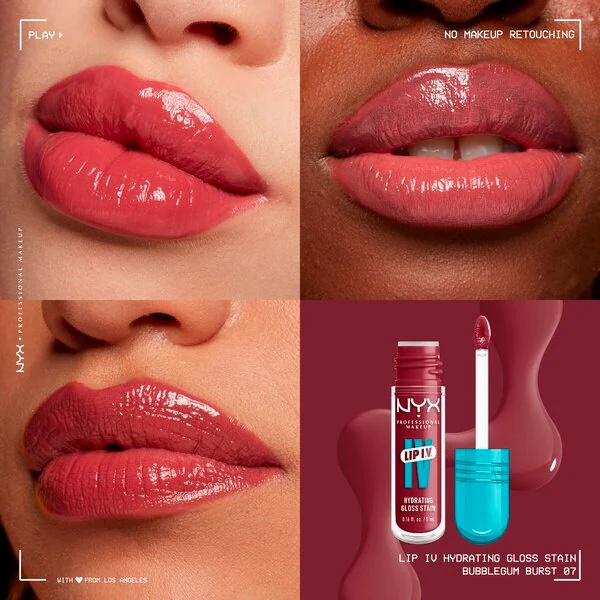 NYX Professional Makeup Lip IV сјај за усне 07 Bubblegum Burst
