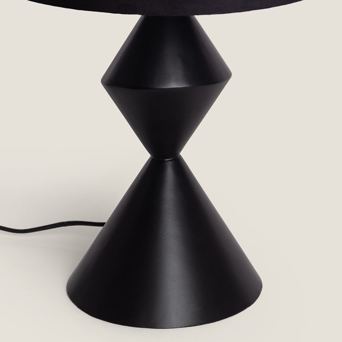 Lampe à Poser Métal Ryhall Noir