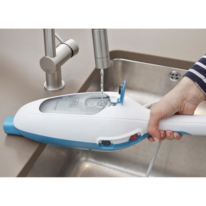 BLACK+DECKER - FSMH13E5-QS - 5-in-1 Steam Mop with Handheld Cleaner, 1300W - 350ml Tank - 4.8m Cable