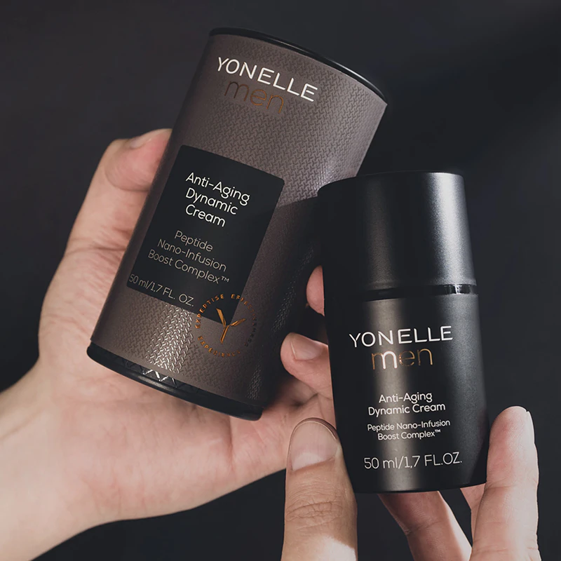 Creme hidratante Yonelle Men com efeito antirrugas