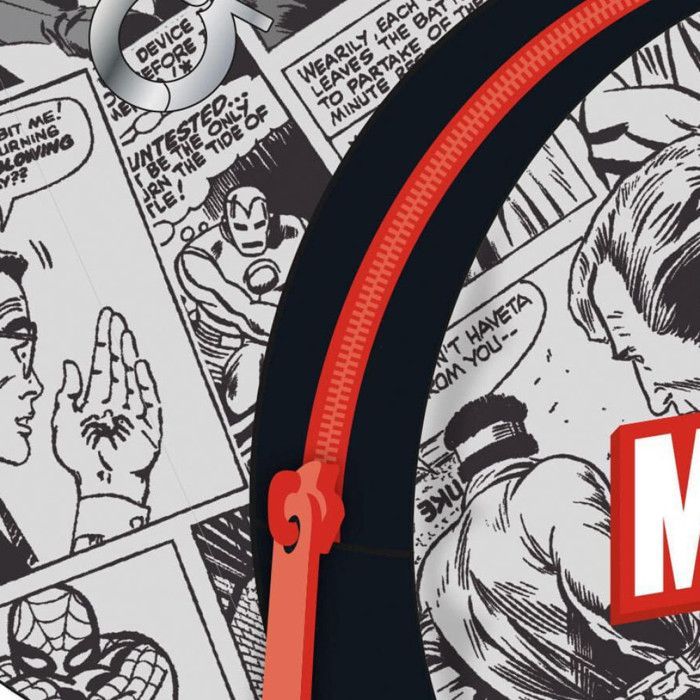 Portemonneetje - Marvel - Rond - 9x9x2 cm - Heldere kleuren