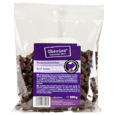 Golosinas masticables con forma de hueso (semihúmedas) 200 g