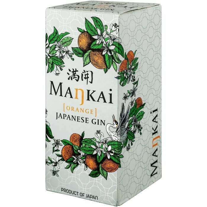 Mankaï - Orange - Gin - 70 cl - 43,0% Vol.