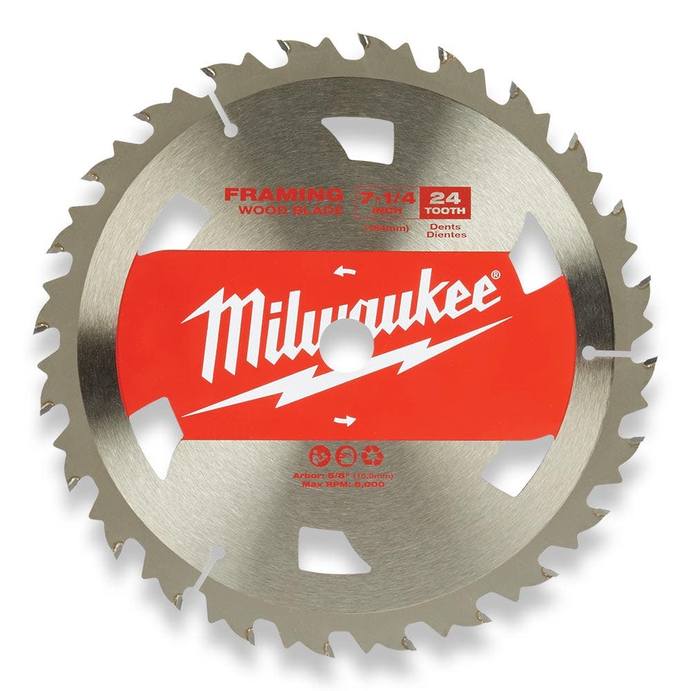 Lâmina de serra circular Milwaukee de 184 mm (7 1/4