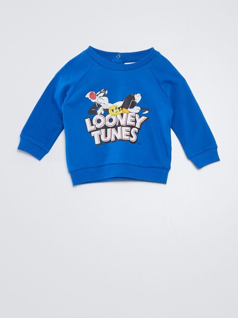 Sudadera de Piolín y Silvestre de 'Looney Tunes' - AZUL