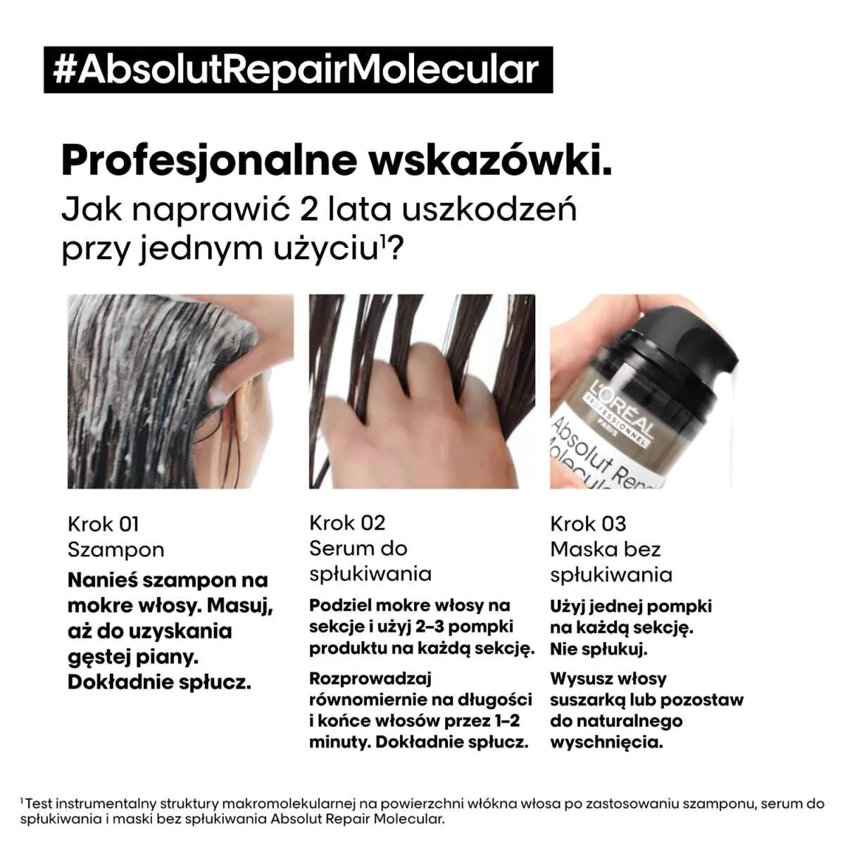 L’Oréal Professionnel Paris odbudowujące serum do spłukiwania Absolut Repair Molecular