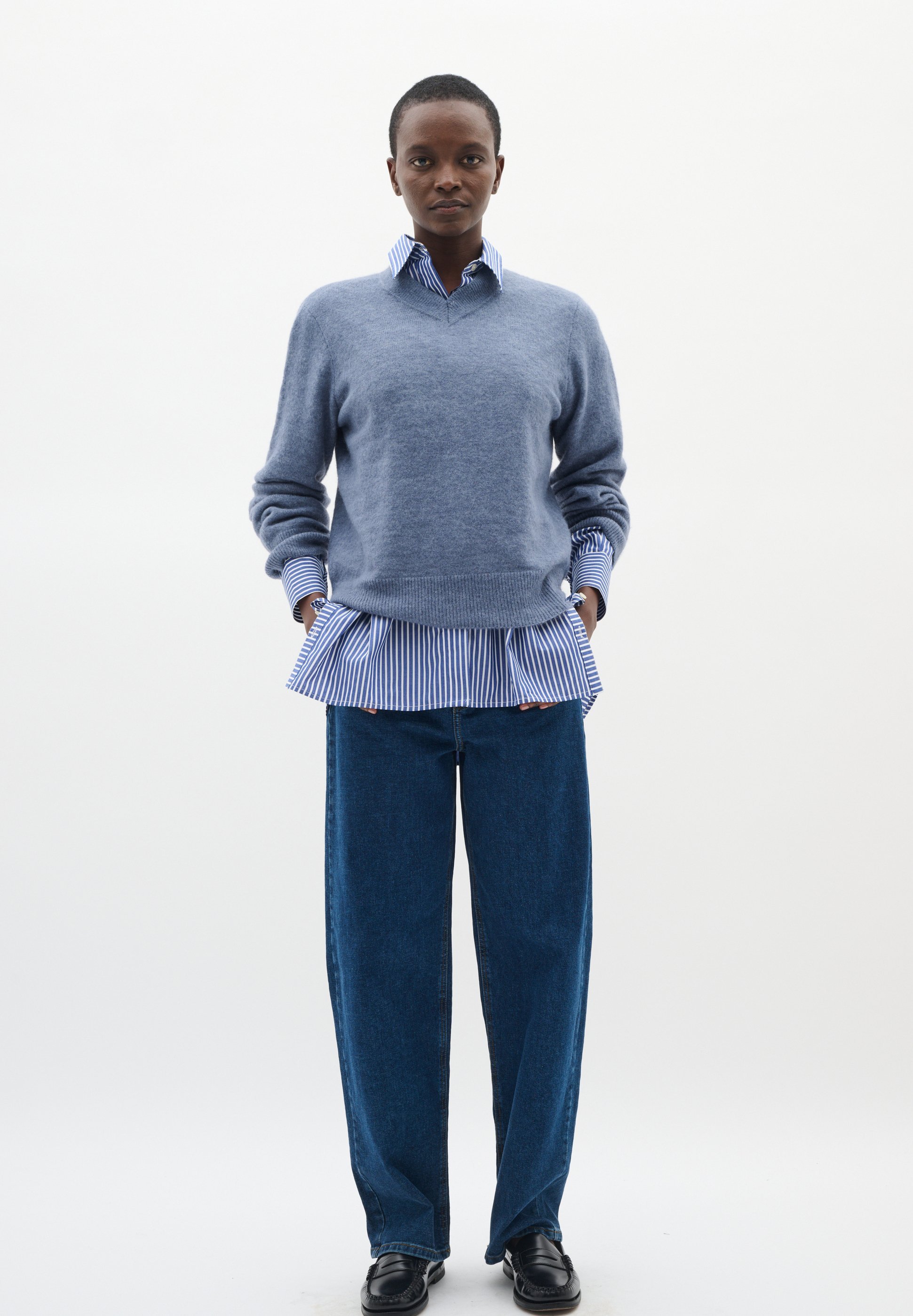 InWear GUNI V-Ausschnitt - Pullover - wilder Wind