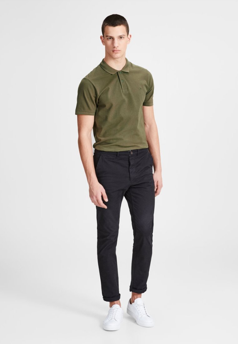 Jack & Jones JJEBASIC POLO - Poloshirt - olijfgroen